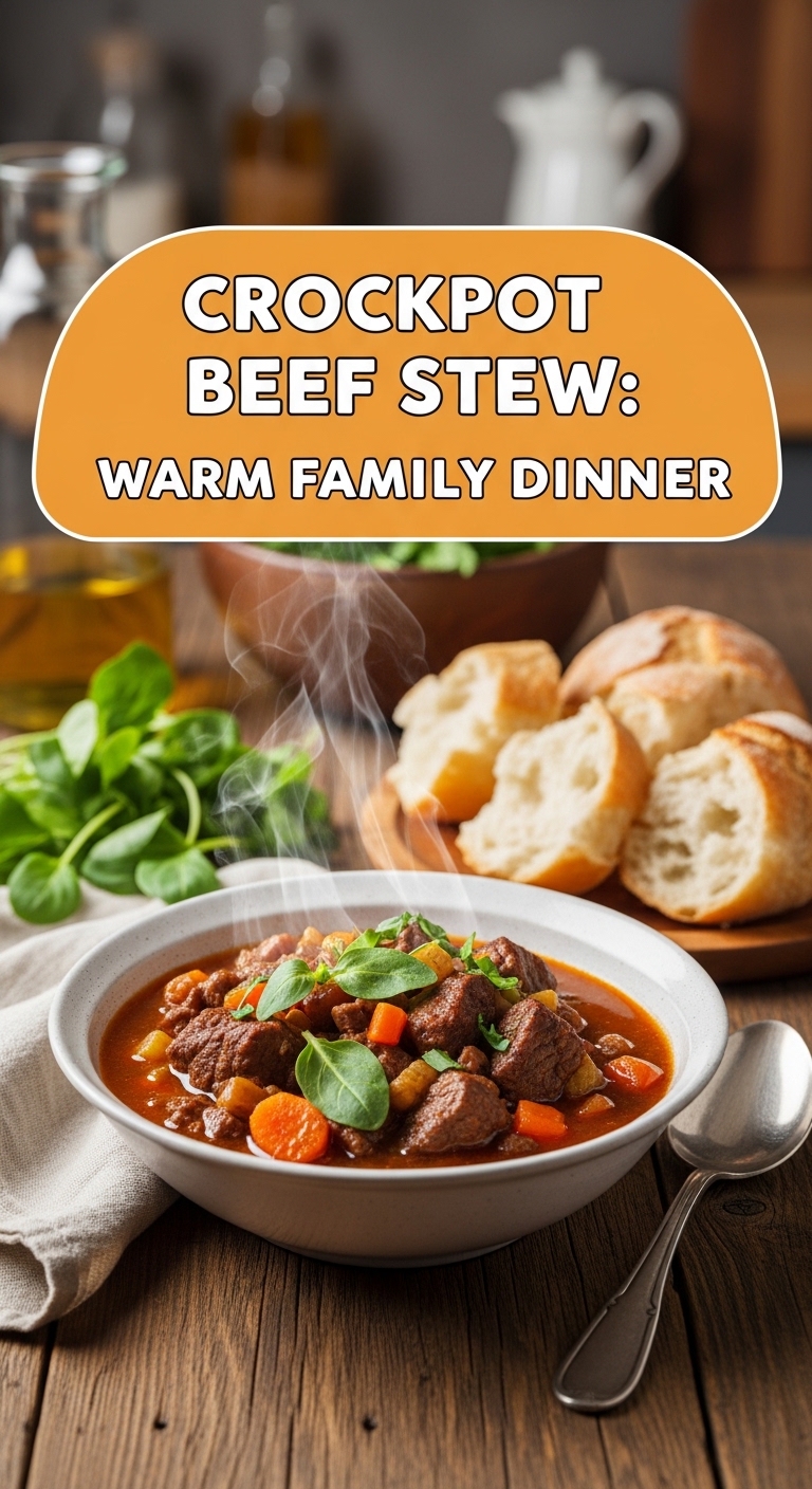 Crockpot Beef Stew Warm Family Dinner