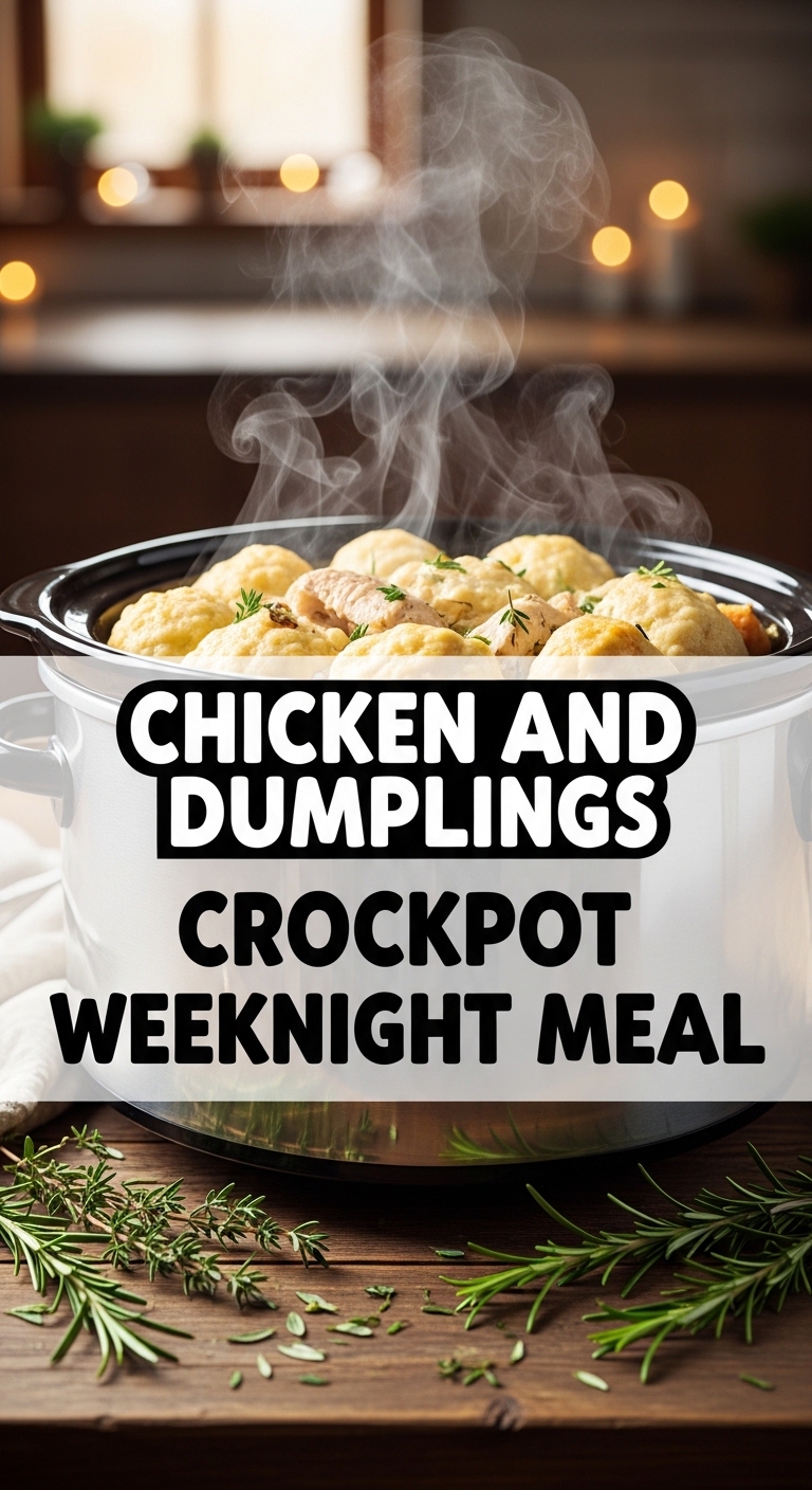 Chicken And Dumplings Crockpot Weeknight Meal