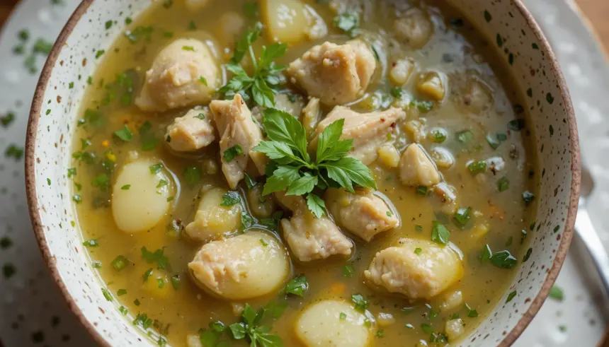 Herb-Infused Chicken Soup Recipe