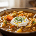 Cabbage Soup With Yogurt