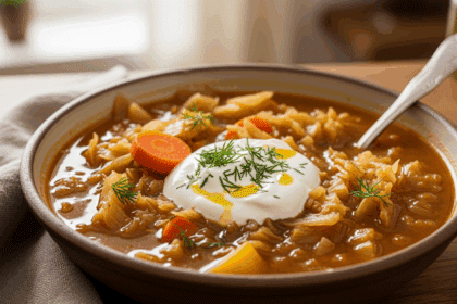 Cabbage Soup With Yogurt