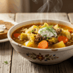 Traditional Cabbage Soup Dish