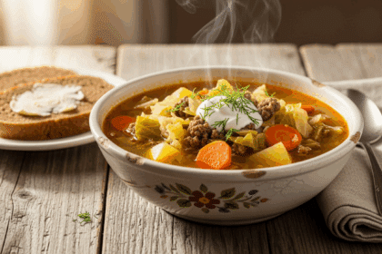 Traditional Cabbage Soup Dish