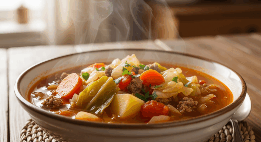 Comfort Food Cabbage Soup
