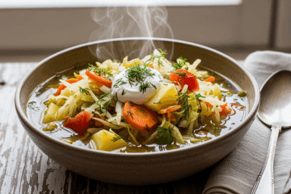 Vegetarian Cabbage Soup Dish