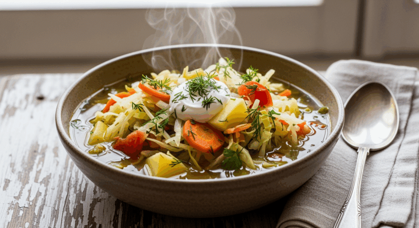 Vegetarian Cabbage Soup Dish