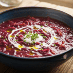 Bowl Of Red Cabbage Soup