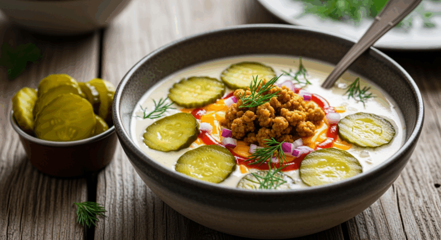 Cheeseburger Soup Pickles