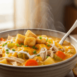 Cheesy Chicken Soup Dish