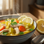 Comforting Chicken Soup With Lemon