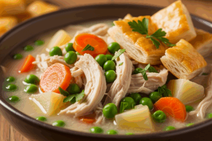Chicken Pot Pie Soup With Peas