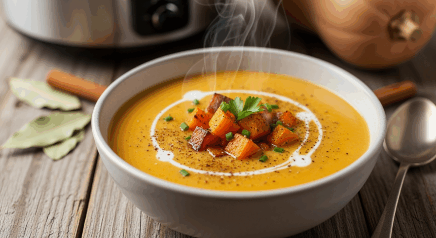 Butternut Squash Soup Crockpot Whole30