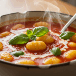 Bowl Of Tomato Soup With Gnocchi