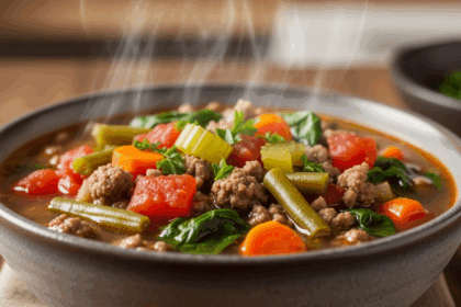 Keto Hamburger Vegetable Soup