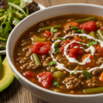 Hamburger Soup Low Carb