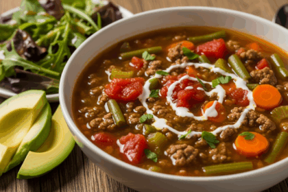 Hamburger Soup Low Carb