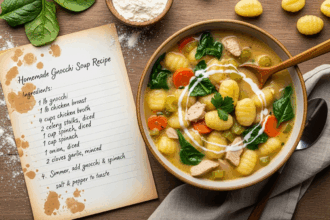 Homemade Gnocchi Soup Recipe