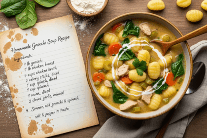 Homemade Gnocchi Soup Recipe