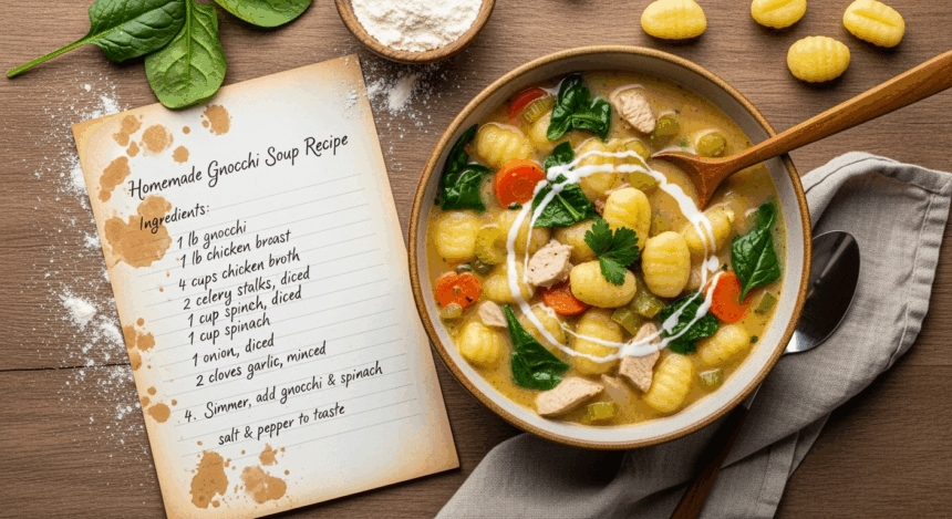 Homemade Gnocchi Soup Recipe