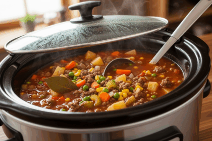 Hamburger Soup Slow Cooker