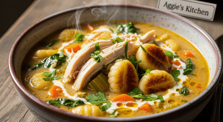 Aggie's Kitchen Chicken Gnocchi Soup