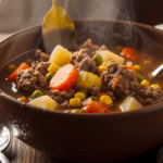 Slow Cook Hamburger Soup