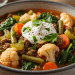 Hamburger Soup Healthy Low Carb