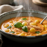 Creamy Tomato Chicken Gnocchi Soup