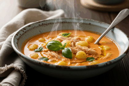 Creamy Tomato Chicken Gnocchi Soup