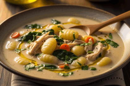 Hearty Creamy Chicken Gnocchi Soup