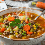 Best Hamburger Vegetable Soup Recipe