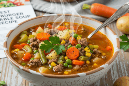 Best Hamburger Vegetable Soup Recipe