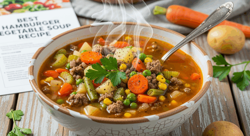 Best Hamburger Vegetable Soup Recipe