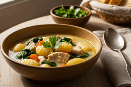 Homemade Chicken Gnocchi Soup Recipe