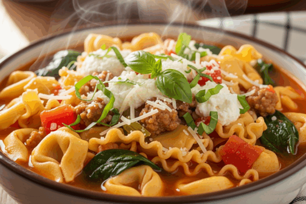 How To Make Tortellini Lasagna Soup