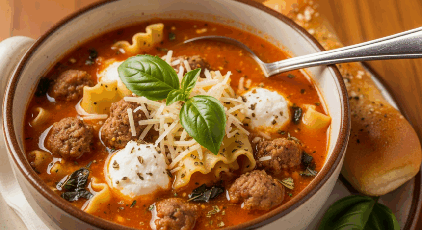 Lasagna Sausage Soup