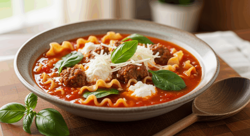 Lasagna Soup I Am Baker
