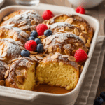overnight french toast casserole with bread