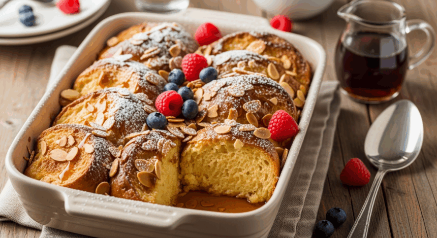overnight french toast casserole with bread