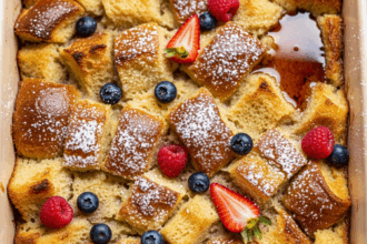 make ahead french toast casserole with bread