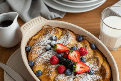 french toast casserole recipe with milk
