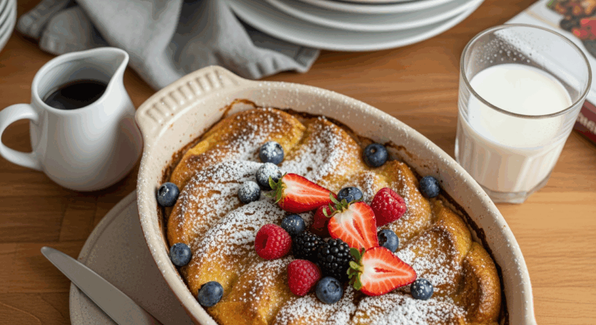 french toast casserole recipe with milk