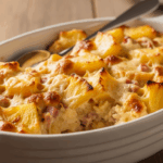 casserole dish with pineapple