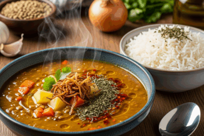 Persian Lentil Soup Recipe With Rice