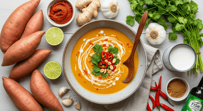 How To Make Thai Sweet Potato Soup