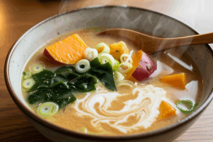 Simple Sweet Potato Miso Soup
