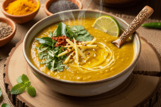Ayurvedic Mung Bean Lentil Soup
