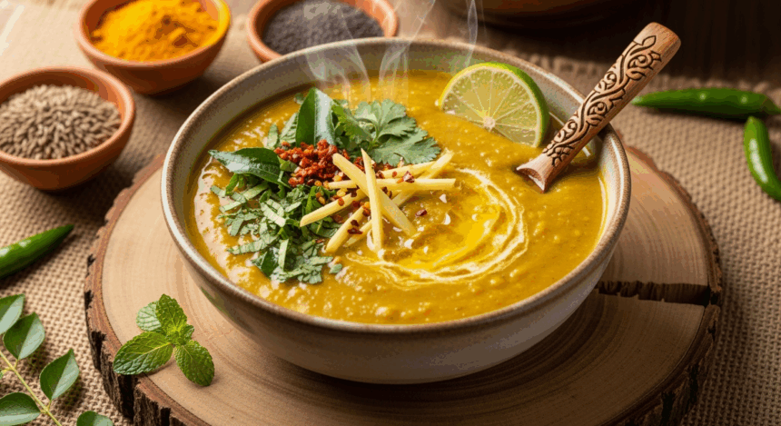 Ayurvedic Mung Bean Lentil Soup