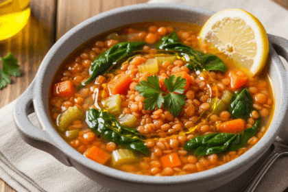 Healthy Lentil Soup Dish