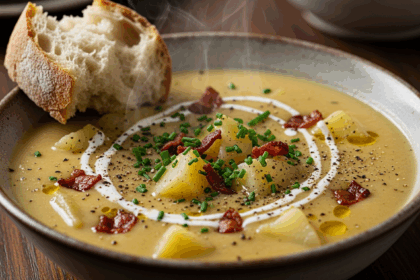 Bowl Of Creamy Potato Soup